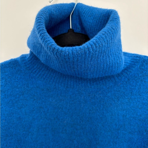 Zara Electric Blue Roll Neck Sweater - Picture 3 of 5
